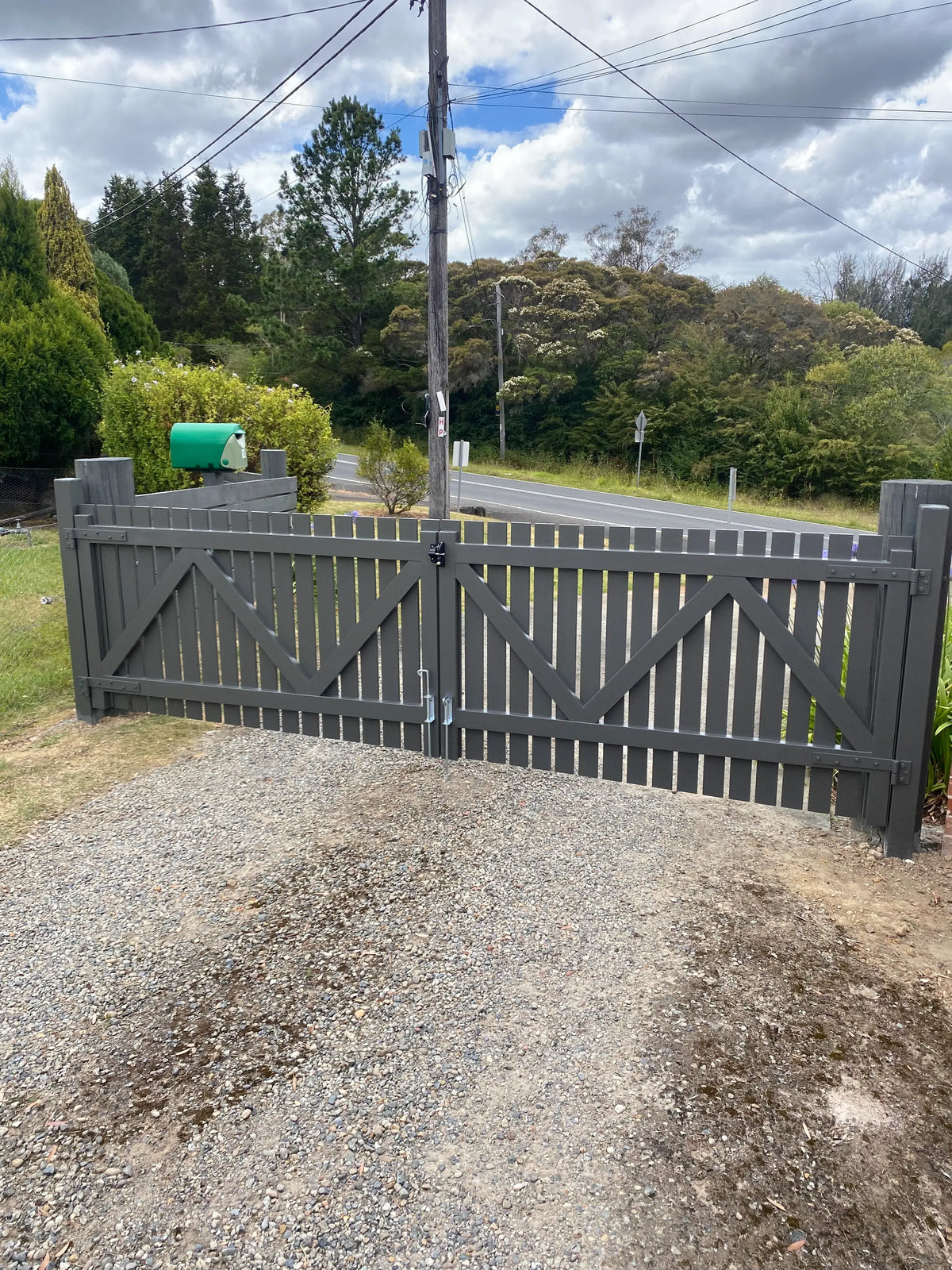 Picket Rv Gate Balmain 66mm Picket Driveway Gate | Mortice & Tenon Gates
